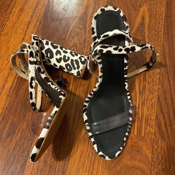 Schutz Elenita Calf Hair Heels - Picture 3 of 11